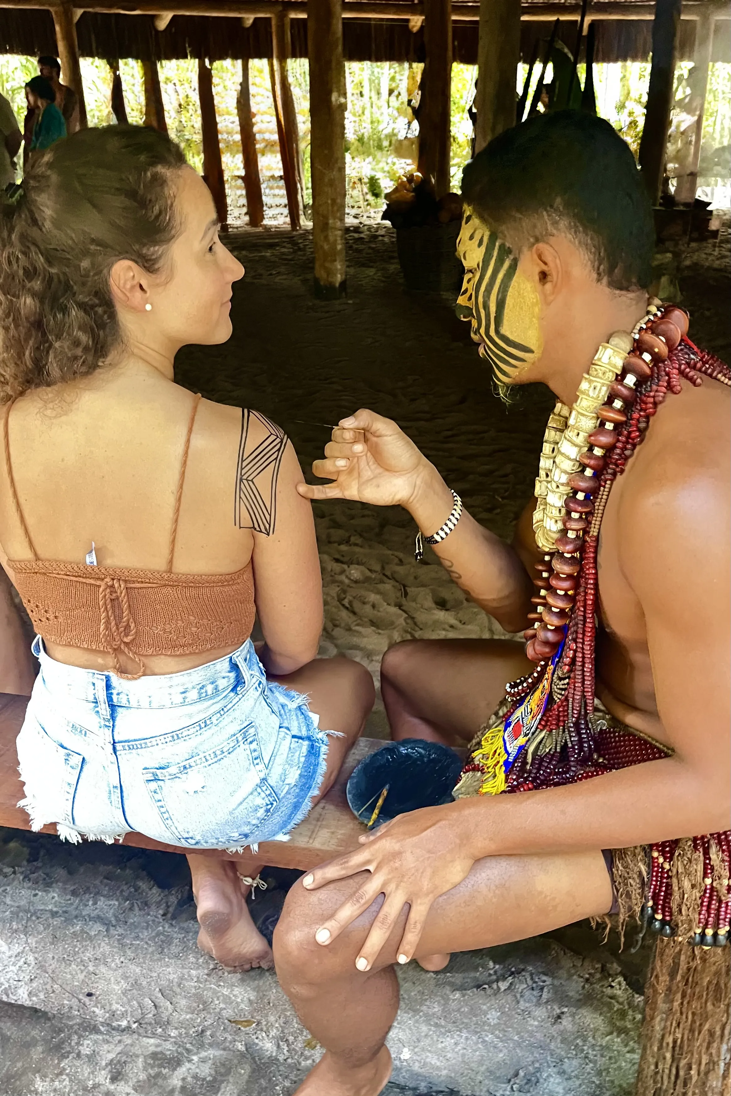 Plant medicine ceremony in the Amazon Forest